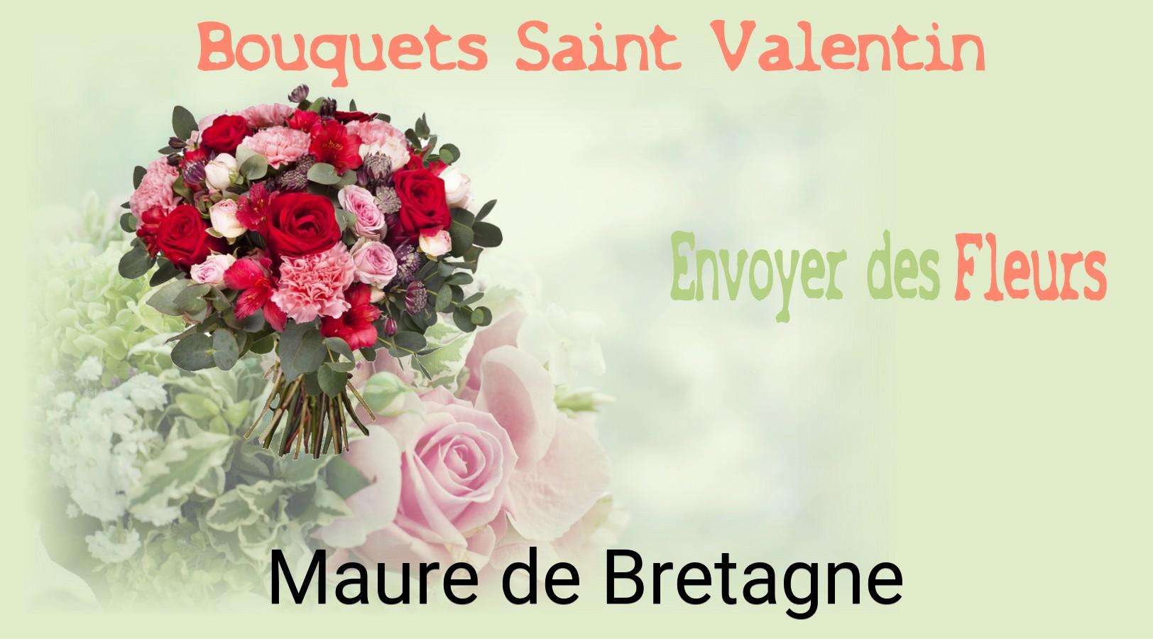 Roses de Saint-Valentin livrées à Maure-de-Bretagne